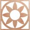 Ekena Millwork Blume Wood Fretwork Pierced Ceiling Medallion, Cherry, 30"OD x 10 3/8"ID x 3/8"T CMWP30X30X0375BLCH - alternate 1